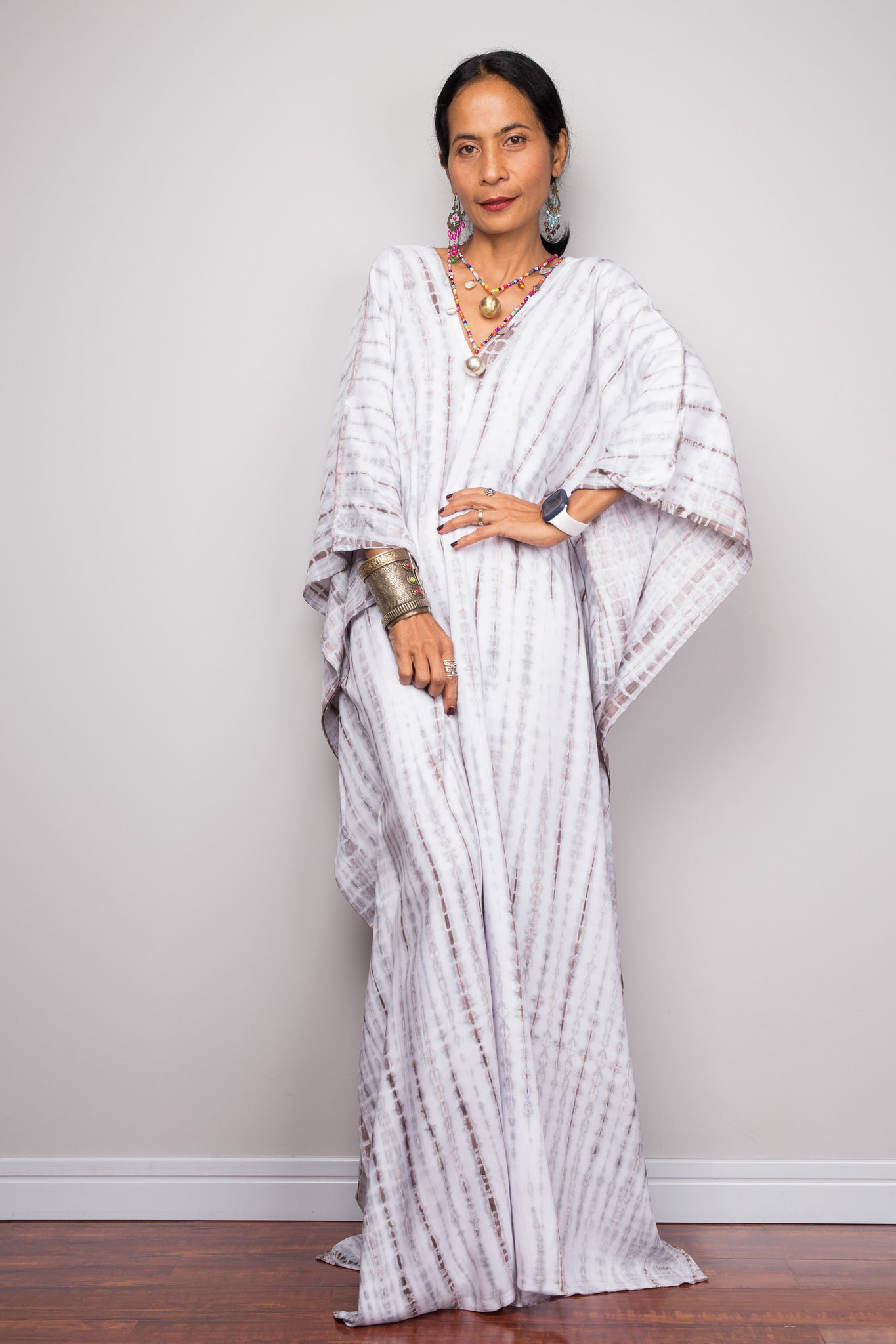 Tie dye beach kaftan