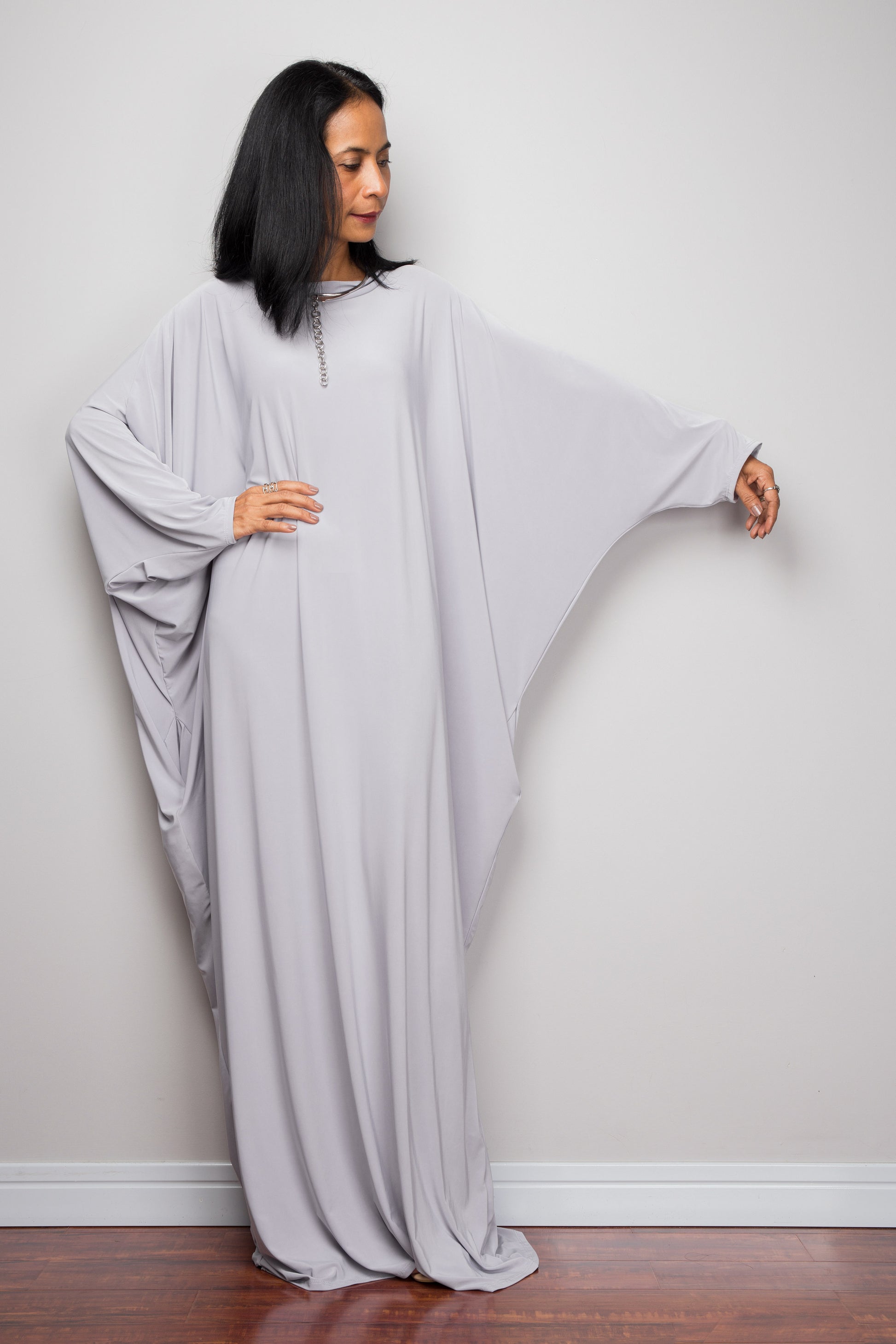 Buy Modest Kaftan dresses online. Large kaftan frock dress by Nuichan