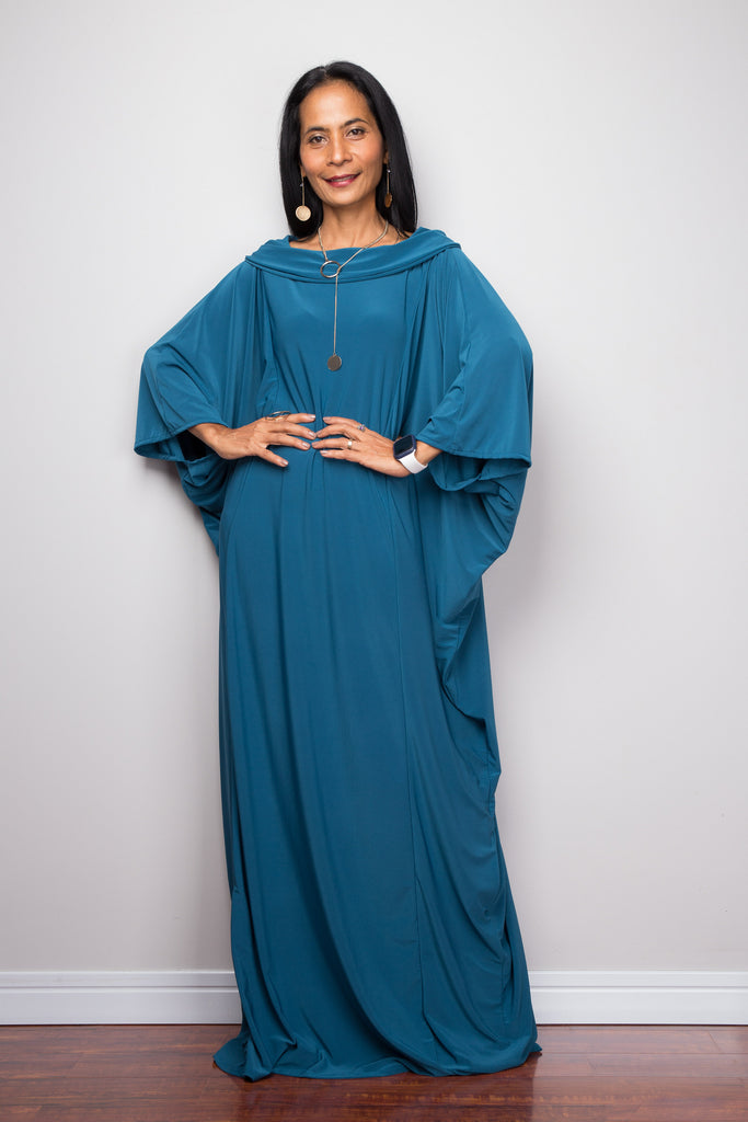 Stylish kaftan dresses online. Modest maxi dress by Nuichan