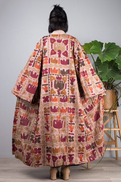 Nuichan women's open front cardigan, cotton kimono duster vest