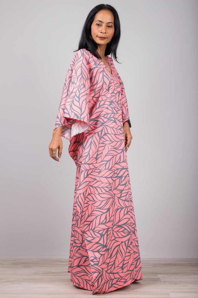 Women's cotton kaftan dress | Nuichan