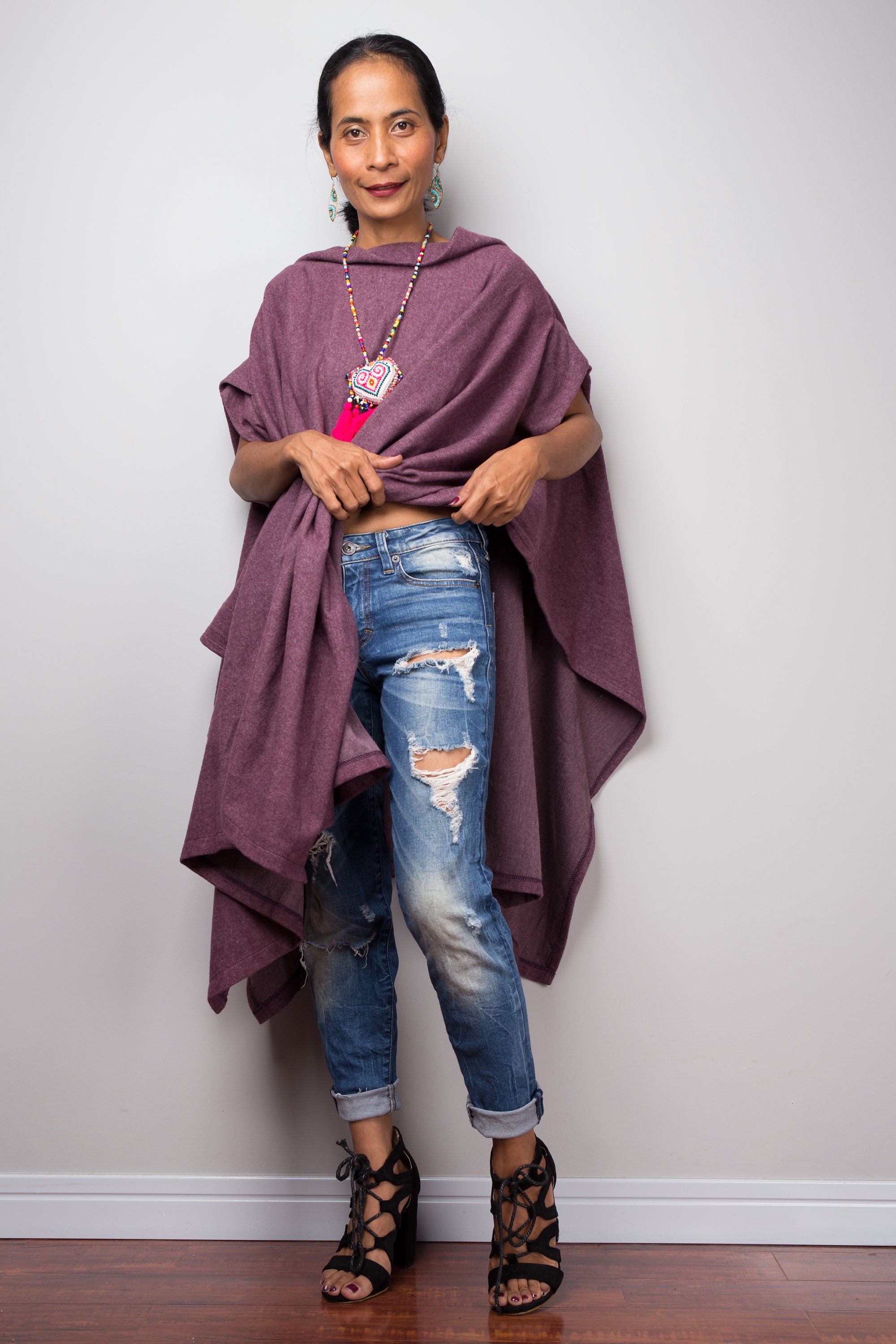 Cape sweater dress online